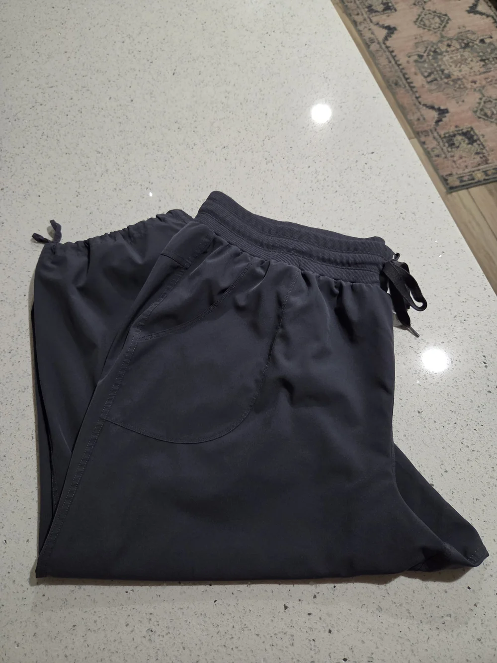 RBX Women's Grey Drawstring Jogger Pants 3x With Pockets